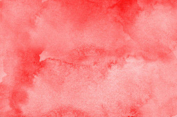 Abstract red watercolor background