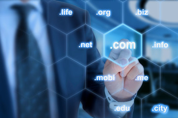 Dot com  the most important domain ending