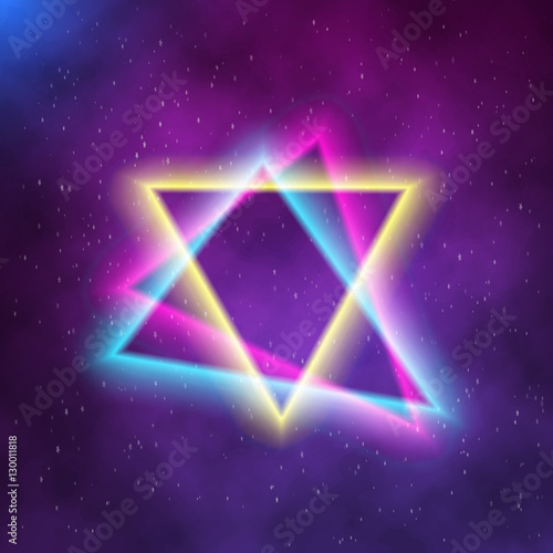 Illustration Of Neon Triangle Disco Poster Template 80s Background Retro Music Abstract Poster Cover 1980s Style Background Buy This Stock Vector And Explore Similar Vectors At Adobe Stock Adobe Stock