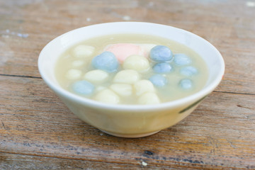 Canvas Print - Dumplings in coconut cream