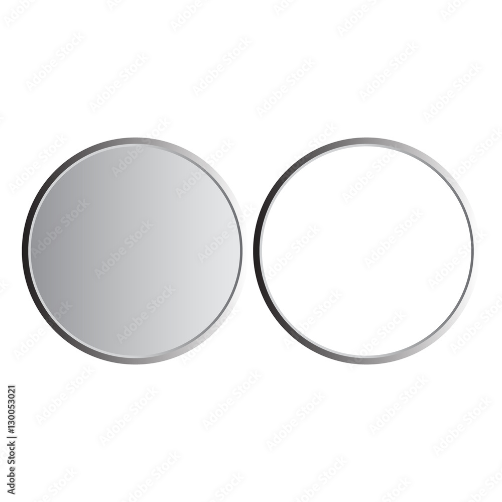 Round sign Stock Vector | Adobe Stock