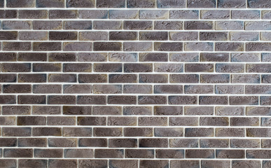 dark brown brick wall