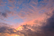 Sky and clouds / Sky and clouds at twilight.