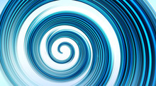 Vector Background. Abstract Blue Swirl On White.