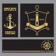 Templates for flyers with nautical elements