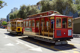 Fototapeta Londyn - antikes Cable Car San Francisco