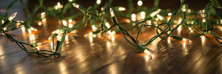 Canvas Print - Christmas lights