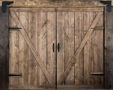 Wooden Barn Door Swing Style 