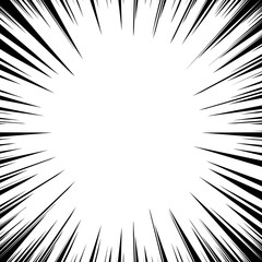 Poster - Abstract irregular explosion, blast effect. radial - radiating l