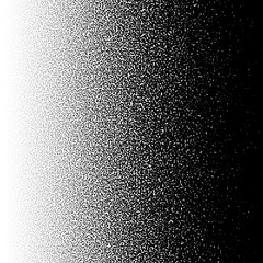 Fototapete - Random circles pattern. Halftone pattern, halftone gradient with