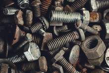 Box Of Rusty Nuts And Bolts