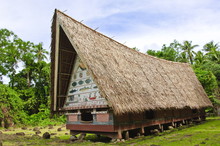Men's Meeting House At Belau National Museum Koror, Republic Of Palau