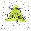 © mikkadesign - Happy new year hand drawn lettering.