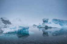 Iceberg In The Antarctic Waters, Enterprise Island, Antarctica 