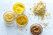 Different kinds of mustard