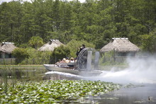 Airboats In The Everglades, Florida