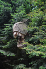 Dinosaur Sculpture In The Park