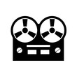 © Evgeniya M - Old reel tape recorder icon.