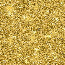 Gold Glitter Texture . Design Element. Vector Illustration