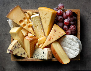 Sticker - various types of cheese