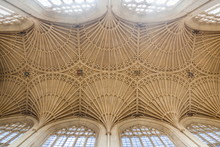 Bath Abbey Ceiling, Bath, Avon And Somerset 
