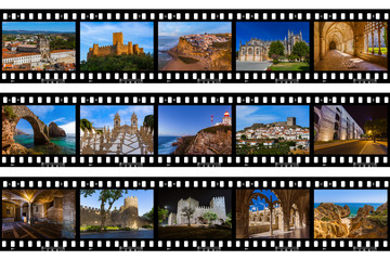 Wall Mural - Frames of film - Portugal travel images (my photos)