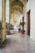 © German S - Long arched passageway.