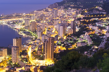 Wall Mural - Monte Carlo at night