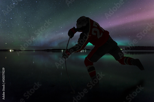 Plakat Hokej na lodzie Northern Lights