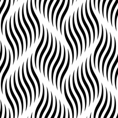 Aufkleber - Seamless pattern waves, ripple vector background