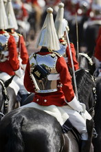 Soldier Of Life Guards Regiment At Military Parade Parade In London, UK