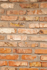 Wall Mural - old brick wall with a textured surface