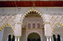 Alcazar Palace In Seville, Spain
