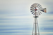 © MaciejBledowski - Vintage toned photo of an old western windmill tower, American wild west symbol, space for text.