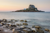 Fototapeta Morze - Little island Kastri near Kos island in the soft morning light, Dodecanese, Greece