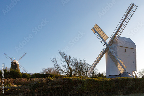 Fotografie, Obraz Jill and Jack Windmills on a Winter's Day