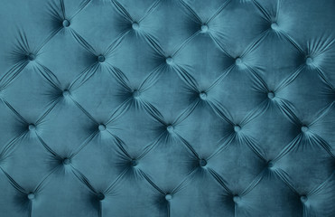 blue teal capitone tufted fabric upholstery texture