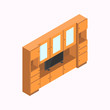 © AirVector - Colorful isometric isolated cupboard