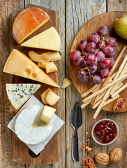 Sticker - various types of cheese