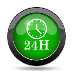 Poster - 24H clock icon