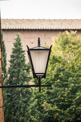 Wall Mural - streetlight in Siena