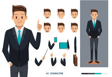 Businessman Character Design