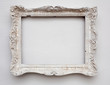 © dpaint - Vintage antique white on the white wall