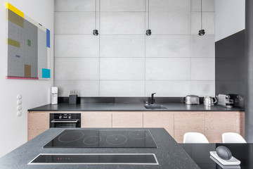 Wall Mural - Kitchen with granite worktop