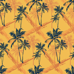 Wall Mural - tropical palms pattern