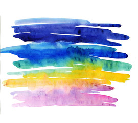 abstract artistic watercolor background of colorful universe spa