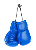Fototapeta  - Hanging boxing gloves