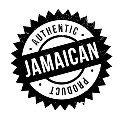 Wall Mural - Authentic jamaican product stamp. Grunge design with dust scratches. Effects can be easily removed for a clean, crisp look. Color is easily changed.