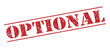 optional red stamp on white background