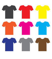 Wall Mural - t-shirt icon on white background. t-shirt icon sign.